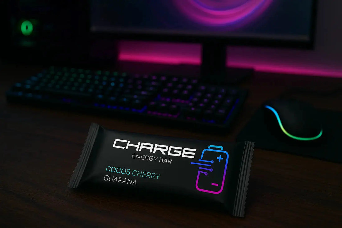 Energieriegel-beim-Gaming-anstatt-Energydrinks-Vorteile-Wirkung Charge Energy Bar