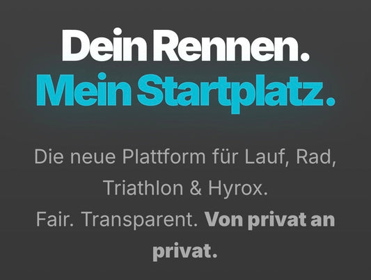 Startplatz weg? Startplatz gesucht? Charge Energy Bar Energieriegel