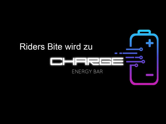 Riders Bite Logo und Charge Energie Riegel Logo