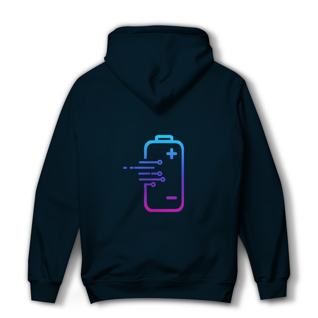 Damen Hoodie CHARGE BAR Printegy