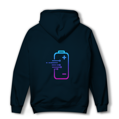 Damen Hoodie CHARGE BAR Printegy